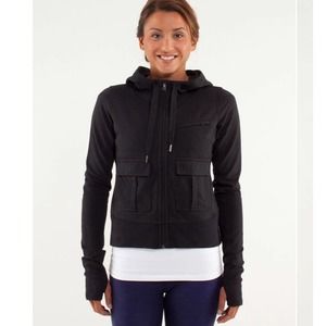 Lululemon Carry And Go Hoodie in Black Women Size 2